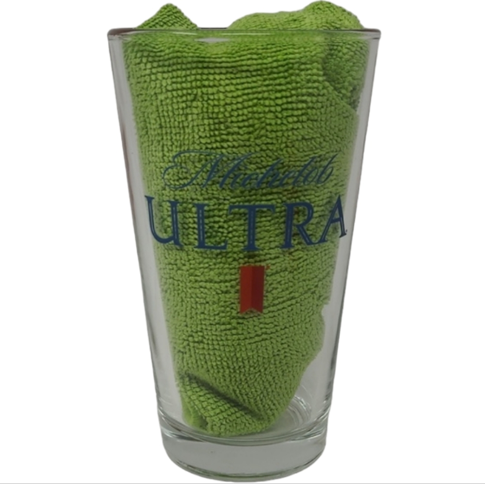1-16 oz MICHELOB ULTRA "I LOVE BEER" BEER GLASS PUB BARWARE